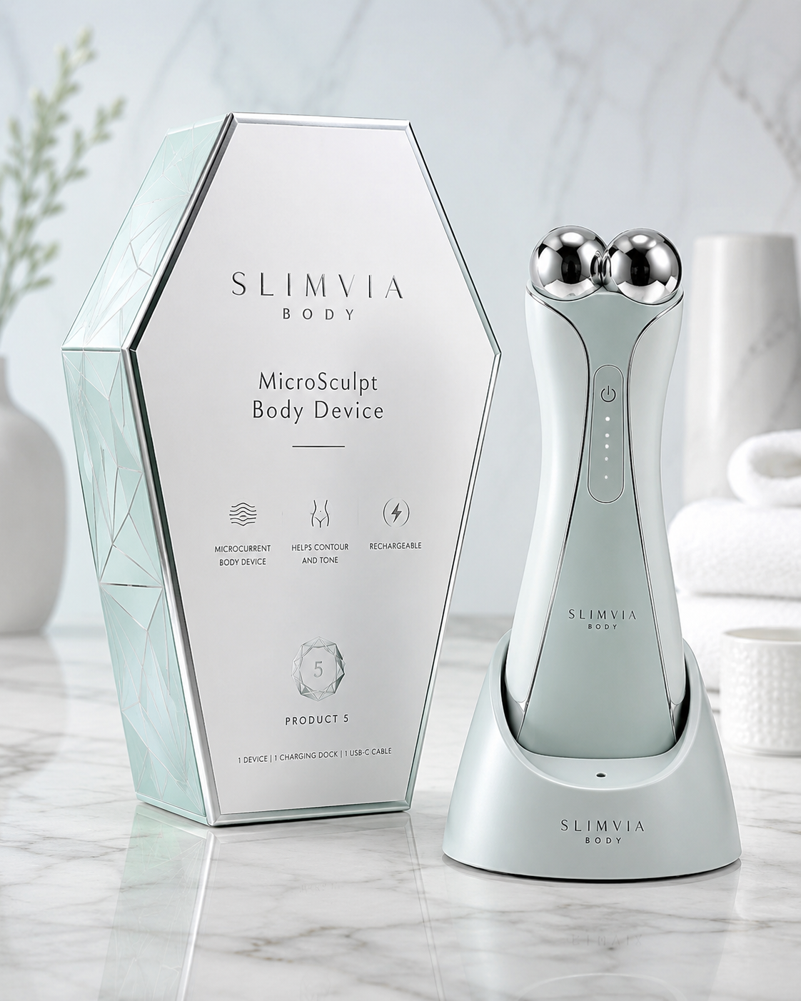 MicroSculpt 3D Microcurrent Body Sculptor – Targeted Fat Burning & Skin Tightening Device