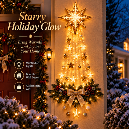 ✨Last Day 50% OFF✨✝️Lighted HearthGlow Star Christmas Wall & Porch Decor