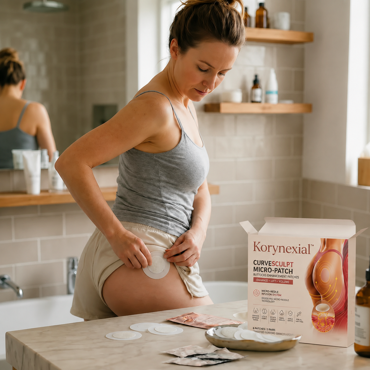 Korynexial™ CurveSculpt Micro-Patch ✦ Sculpt • Firm • Smooth Lower Body Curves ✦ Micro-Needle Infusion System