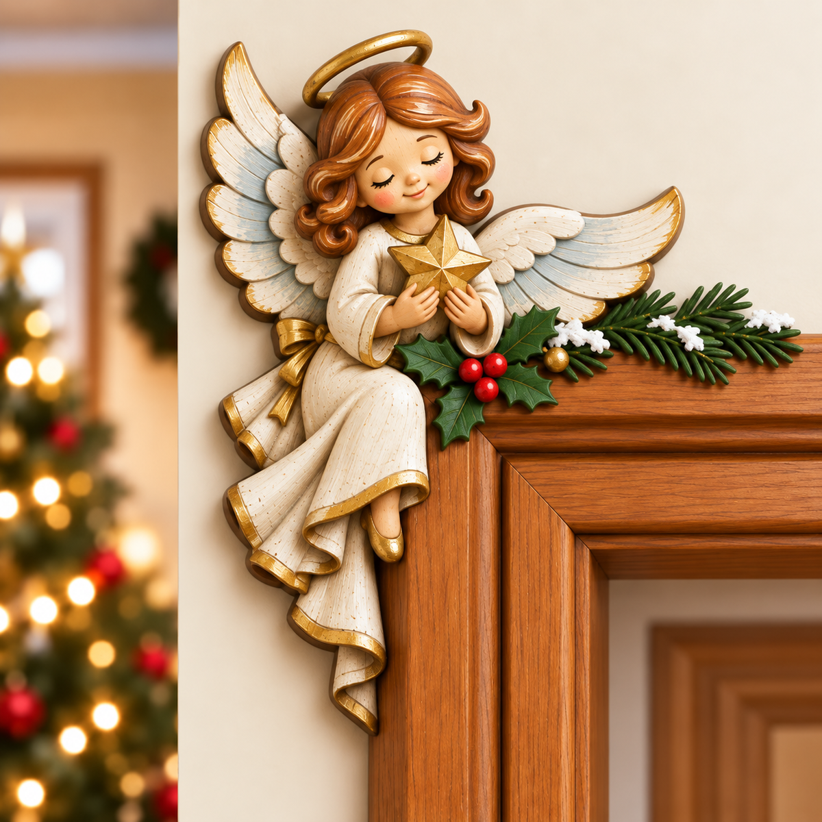 Weihnachtliche Türrahmen — Christmas door frames