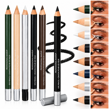 🔈🔈50% OFF NOW💜BUY 1 GET 1 FREE💜Wooden Waterproof Long-Lasting Hard Eyeliner
