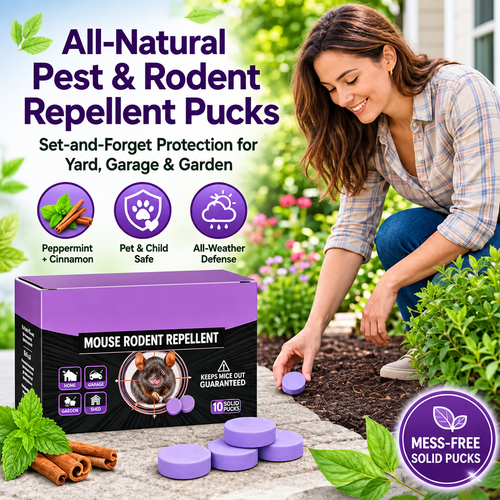 12-Pack Rodent Repellent Balls for Home Kitchen Effective Pest Control Solution