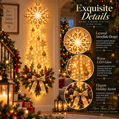 ✨Last Day 50% OFF✨✝️Lighted HearthGlow Star Christmas Wall & Porch Decor