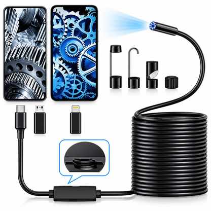 🎁Last Day Promotion 50% OFF🔥16.4ft HD Endoscope Camera for iPhone & Android