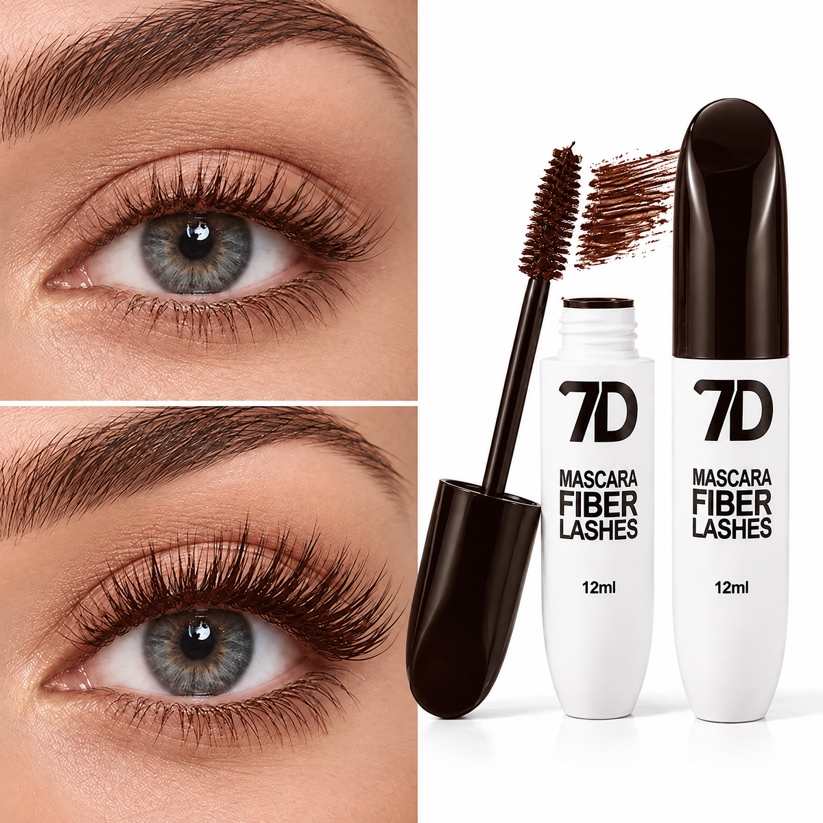 LOVILDS Silk Fiber Black Lengthening Mascara - Adult Beauty Makeup✨