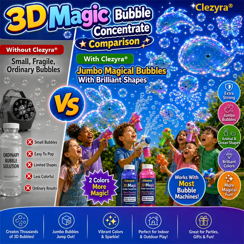 Clezyra® Super 3D Magic Bubble Concentrate —— Animal & Ocean Fantasy Theme