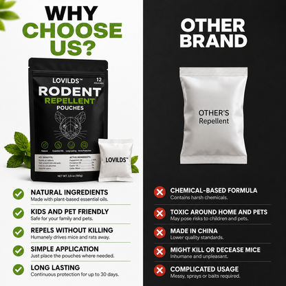 LOVILDS™ Natural Rodent Repellent Pouches
