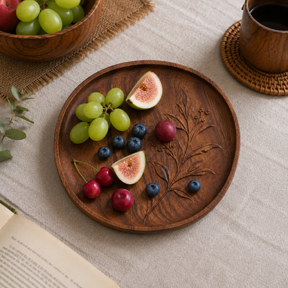 Irregular Walnut Serving Tray
