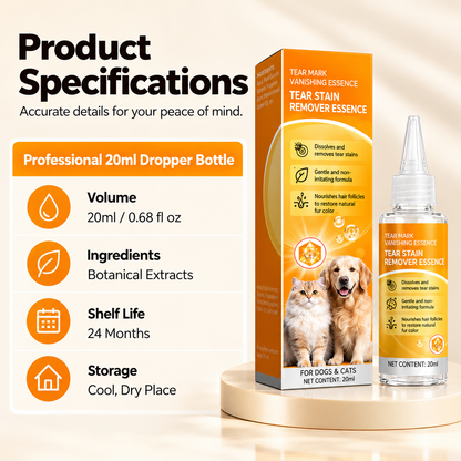 ✨ Gentle pet eye care – cleanses the skin around the eyes and provides daily grooming 👀
