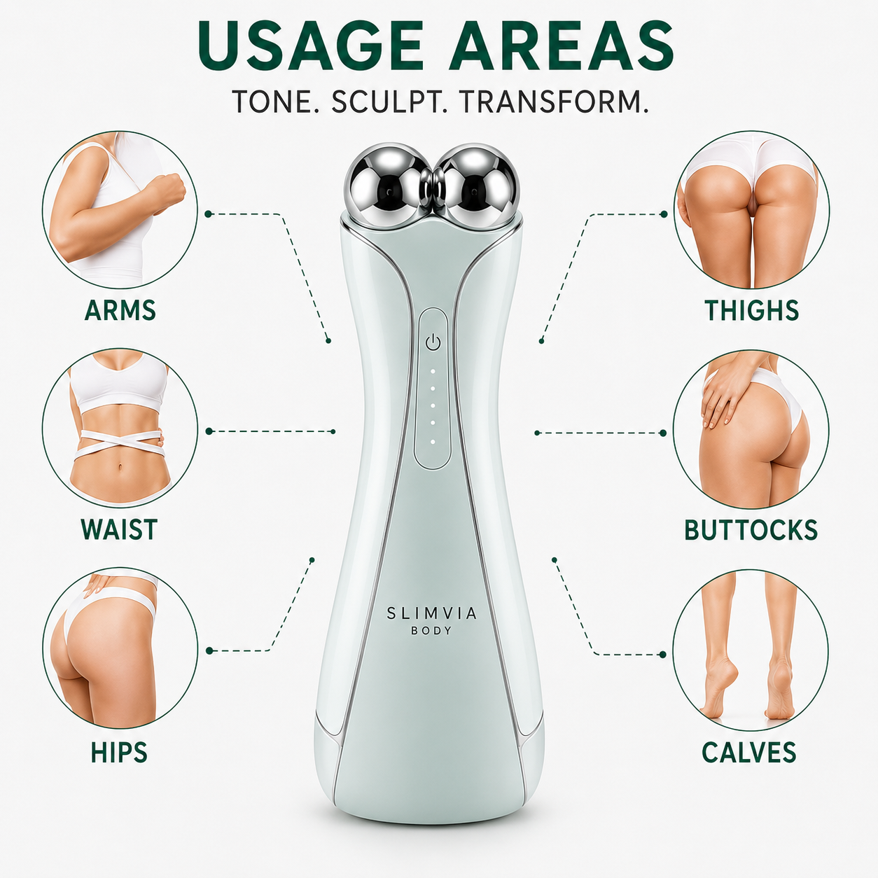 MicroSculpt 3D Microcurrent Body Sculptor – Targeted Fat Burning & Skin Tightening Device
