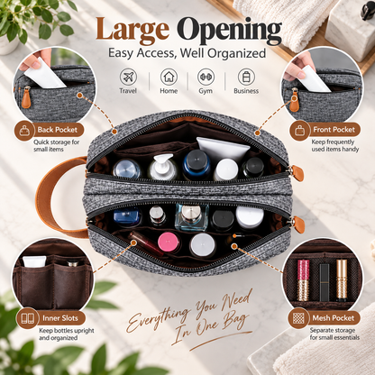 Travel Smarter with the Men’s Wash Bag Built for Every Trip