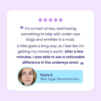 CLEZYRA Eye Bag Instant Eraser, Tightens, Firms, & Blurs Wrinkles