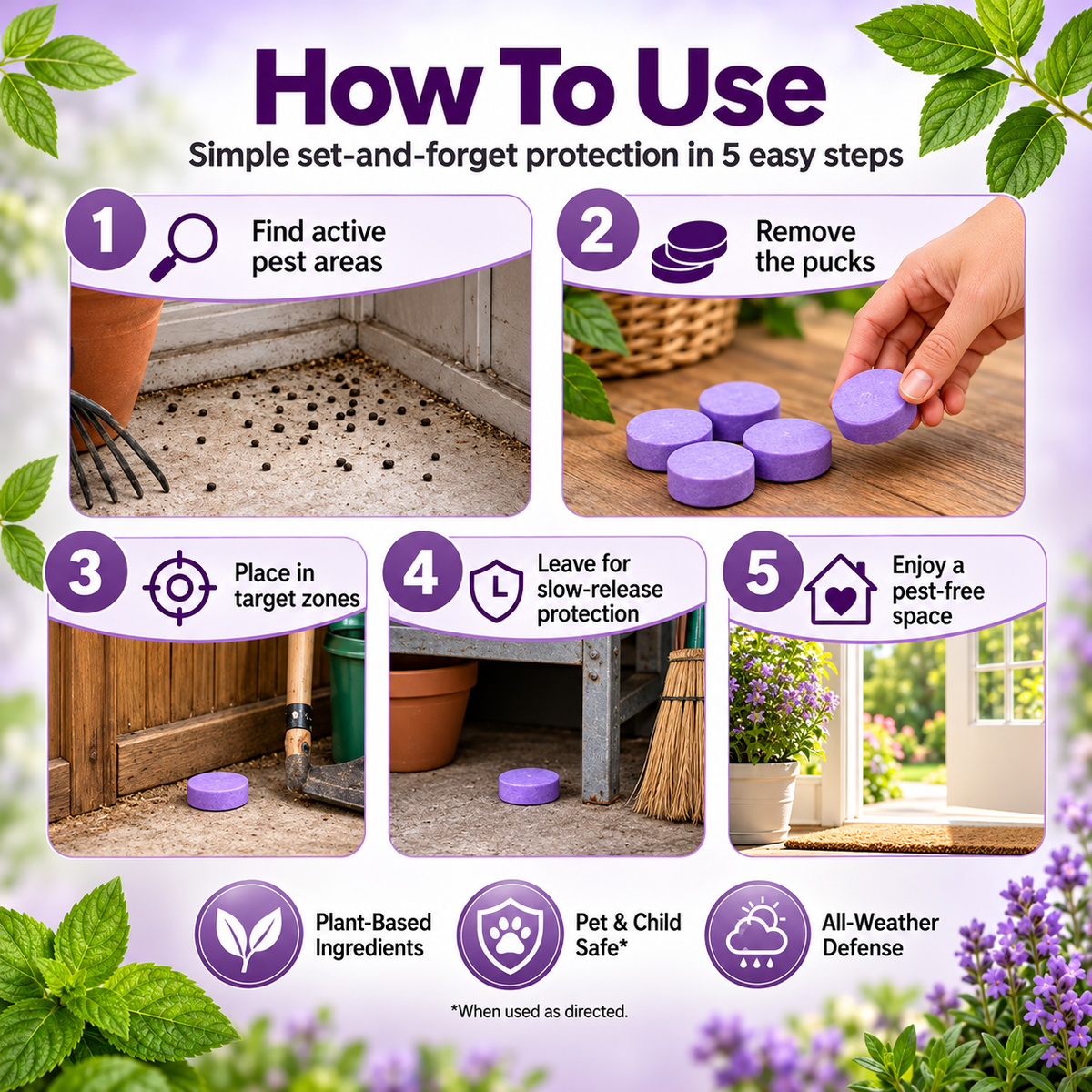 12-Pack Rodent Repellent Balls for Home Kitchen Effective Pest Control Solution