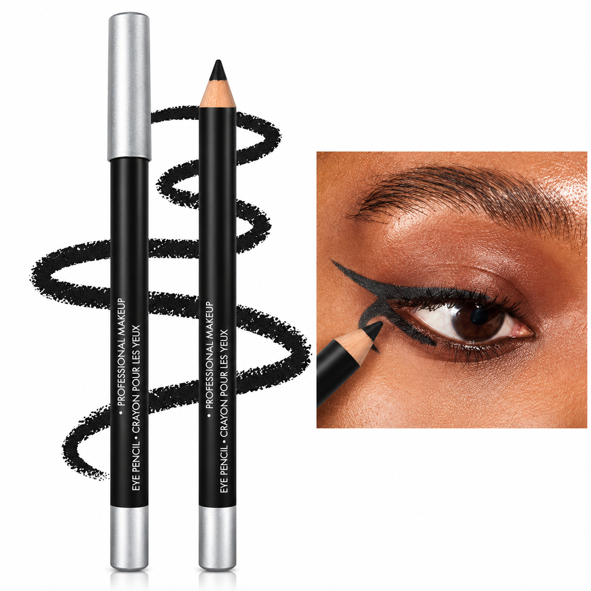 🔈🔈50% OFF NOW💜BUY 1 GET 1 FREE💜Wooden Waterproof Long-Lasting Hard Eyeliner
