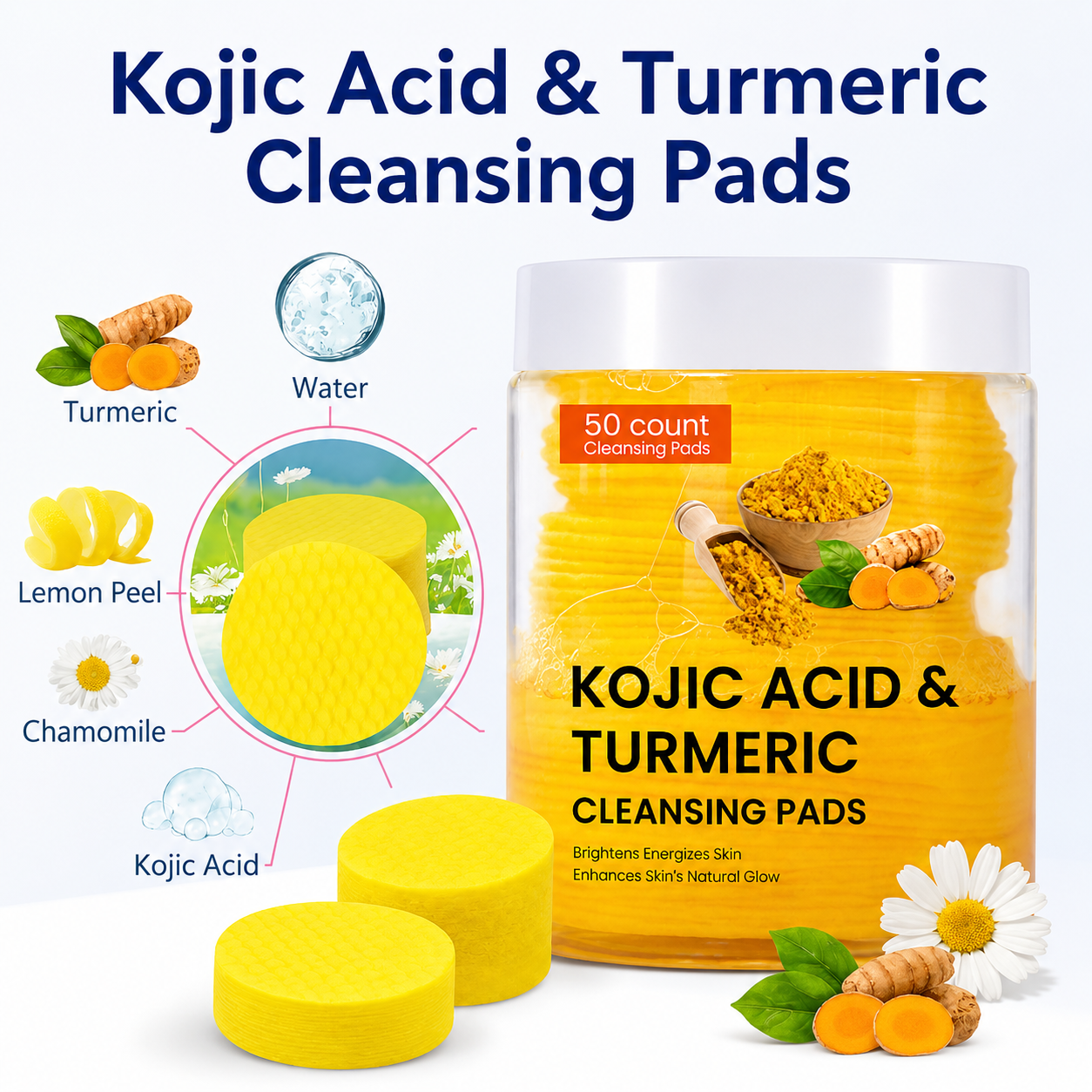 TAILEDEN Turmeric Acid Cleaning Pads
