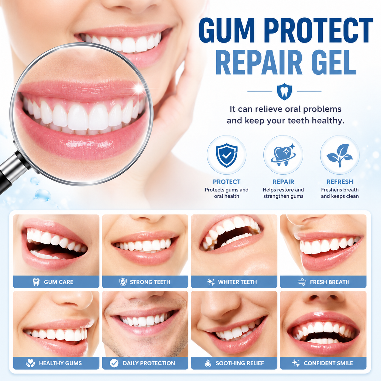 Targeted Gum Care Gel – Precision Oral Soothing, Defense & Breath Refresh