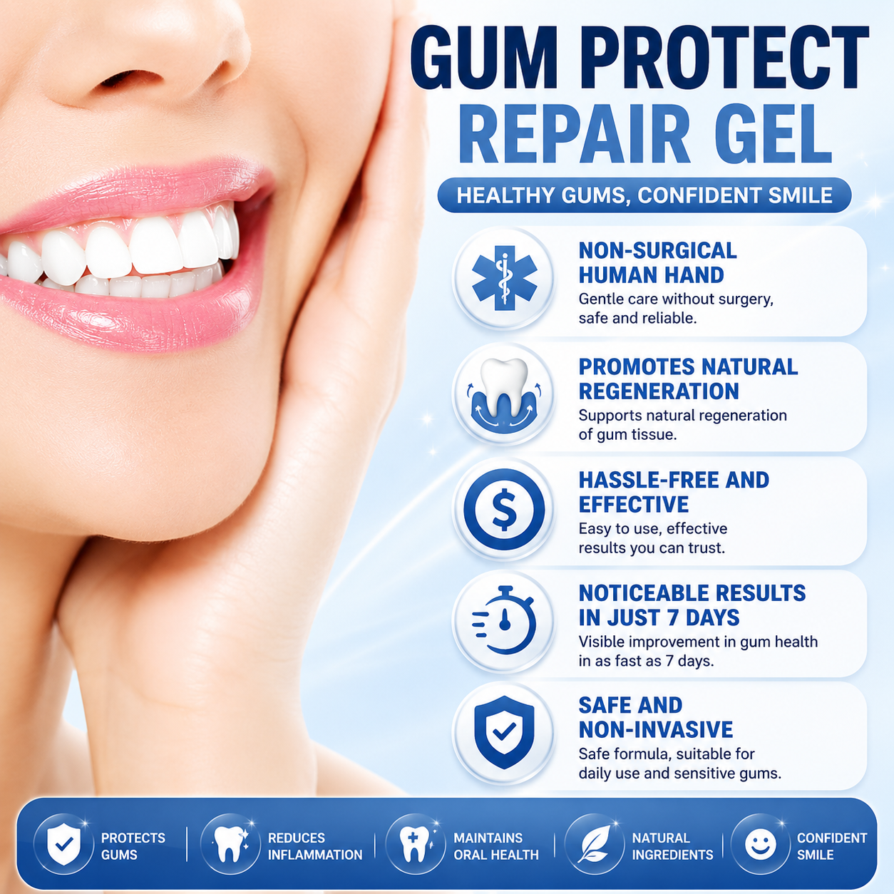 Targeted Gum Care Gel – Precision Oral Soothing, Defense & Breath Refresh