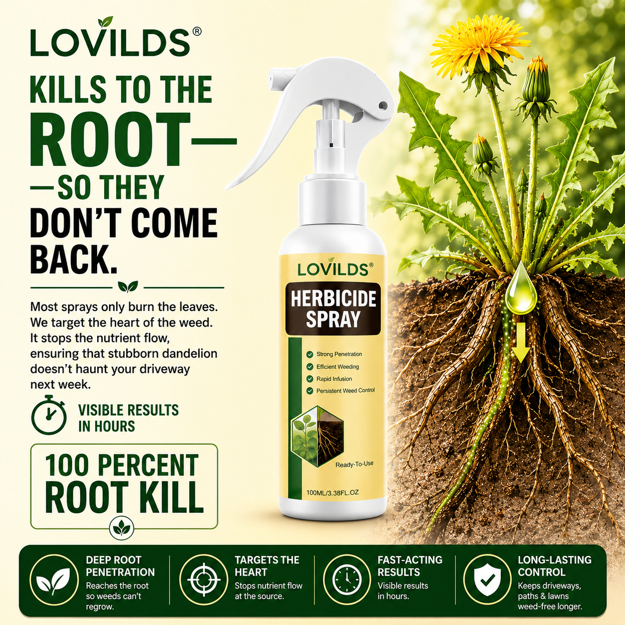 🔥Last Day Promotion 68% OFF🔥2026 Fast-Acting Natural Weed & Grass Killer Spray