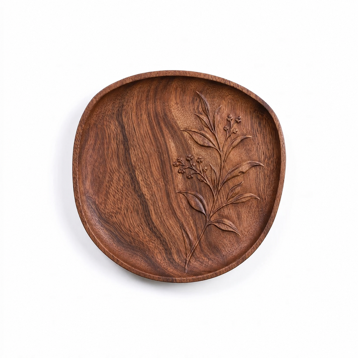 Irregular Walnut Serving Tray