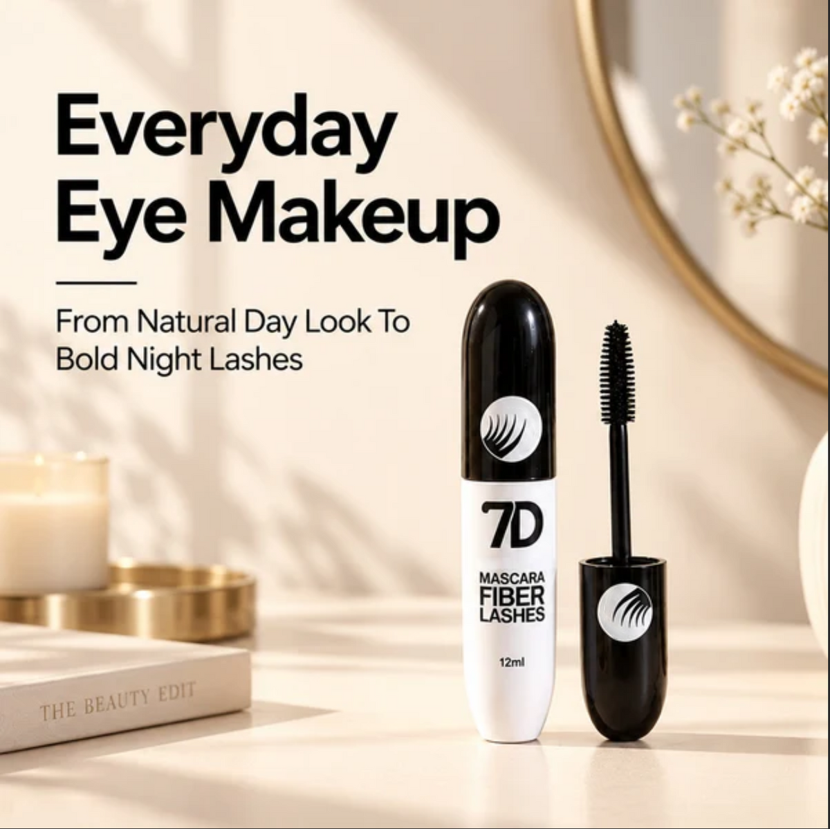 LOVILDS Silk Fiber Black Lengthening Mascara - Adult Beauty Makeup✨