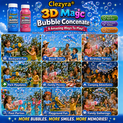 Clezyra® Super 3D Magic Bubble Concentrate —— Animal & Ocean Fantasy Theme