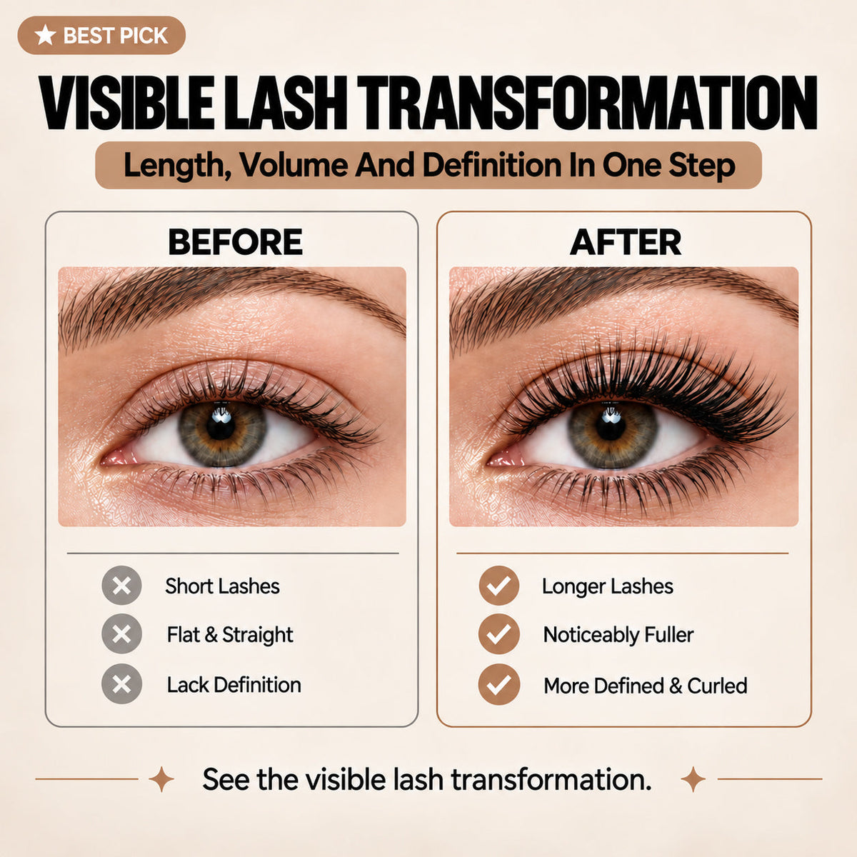 LOVILDS Silk Fiber Black Lengthening Mascara - Adult Beauty Makeup✨