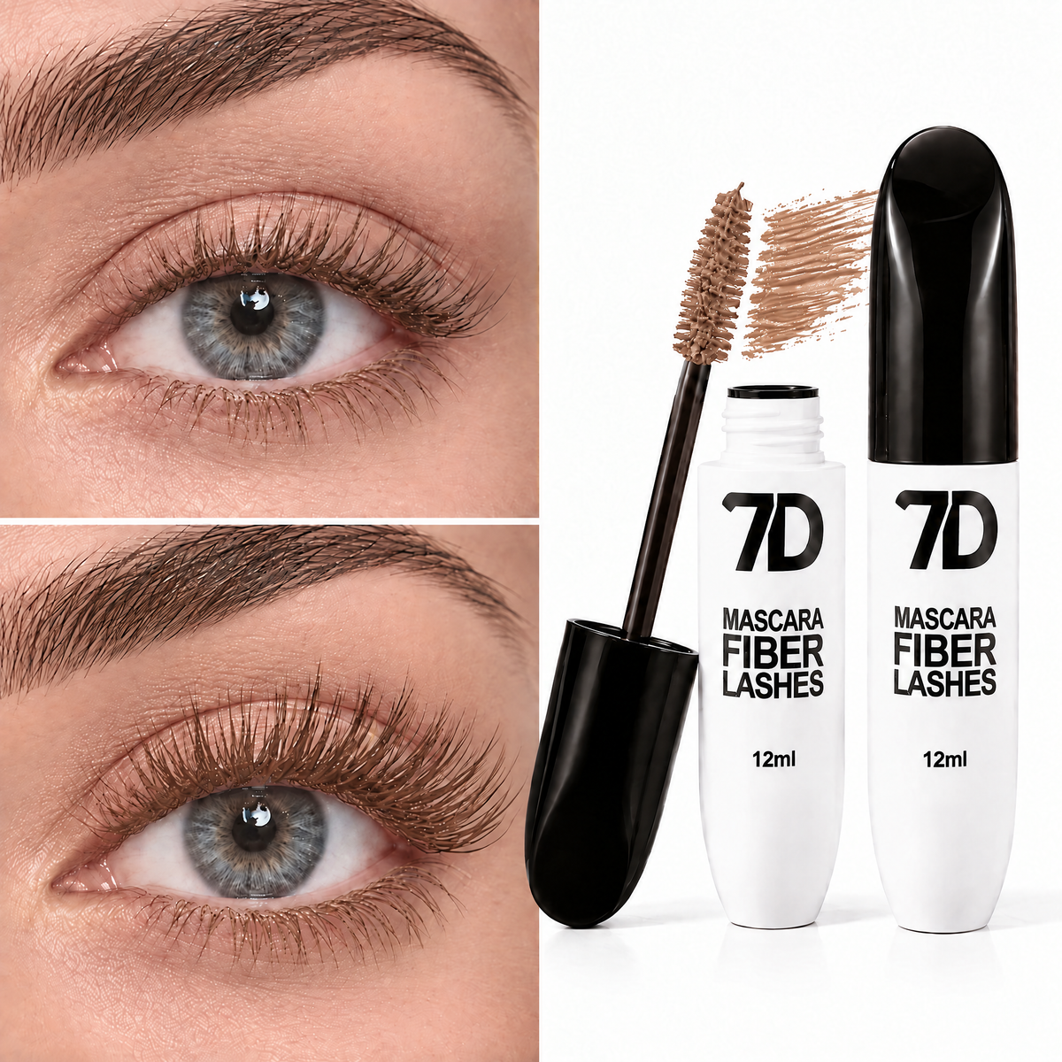 LOVILDS Silk Fiber Black Lengthening Mascara - Adult Beauty Makeup✨