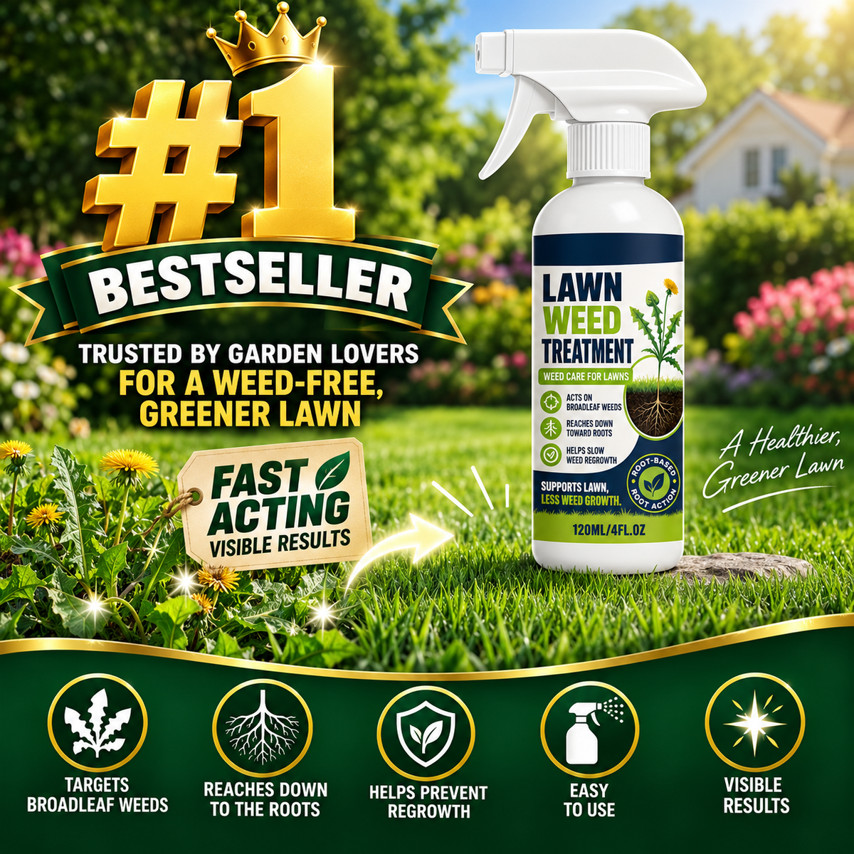 🔥 50% OFF 🌿 Weed Stop – Effective against weeds & regrowth | For gardens, paths and yards ⚡