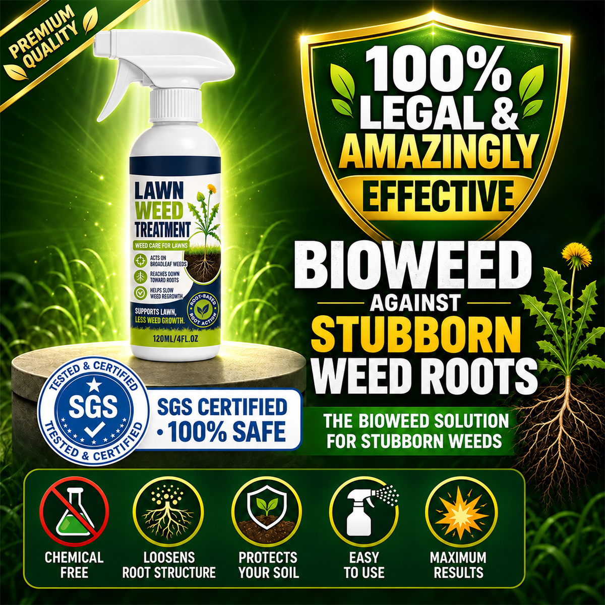 🔥 50% OFF 🌿 Weed Stop – Effective against weeds & regrowth | For gardens, paths and yards ⚡