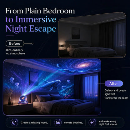 🌌🔮Clearmade® Night Light Projector 🧸