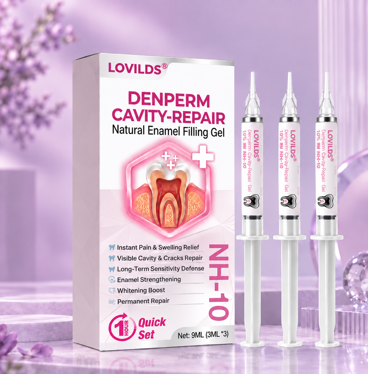 LOVILDS® Cavity-Repair Natural Enamel Filling Gel