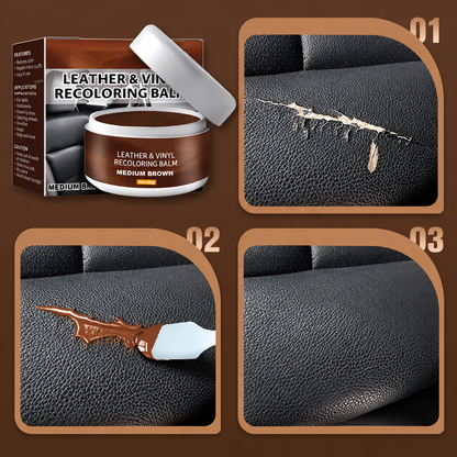 Leather Repair Paste – Fills scratches & scuffs, restores texture.👞