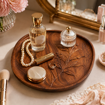 Irregular Walnut Serving Tray