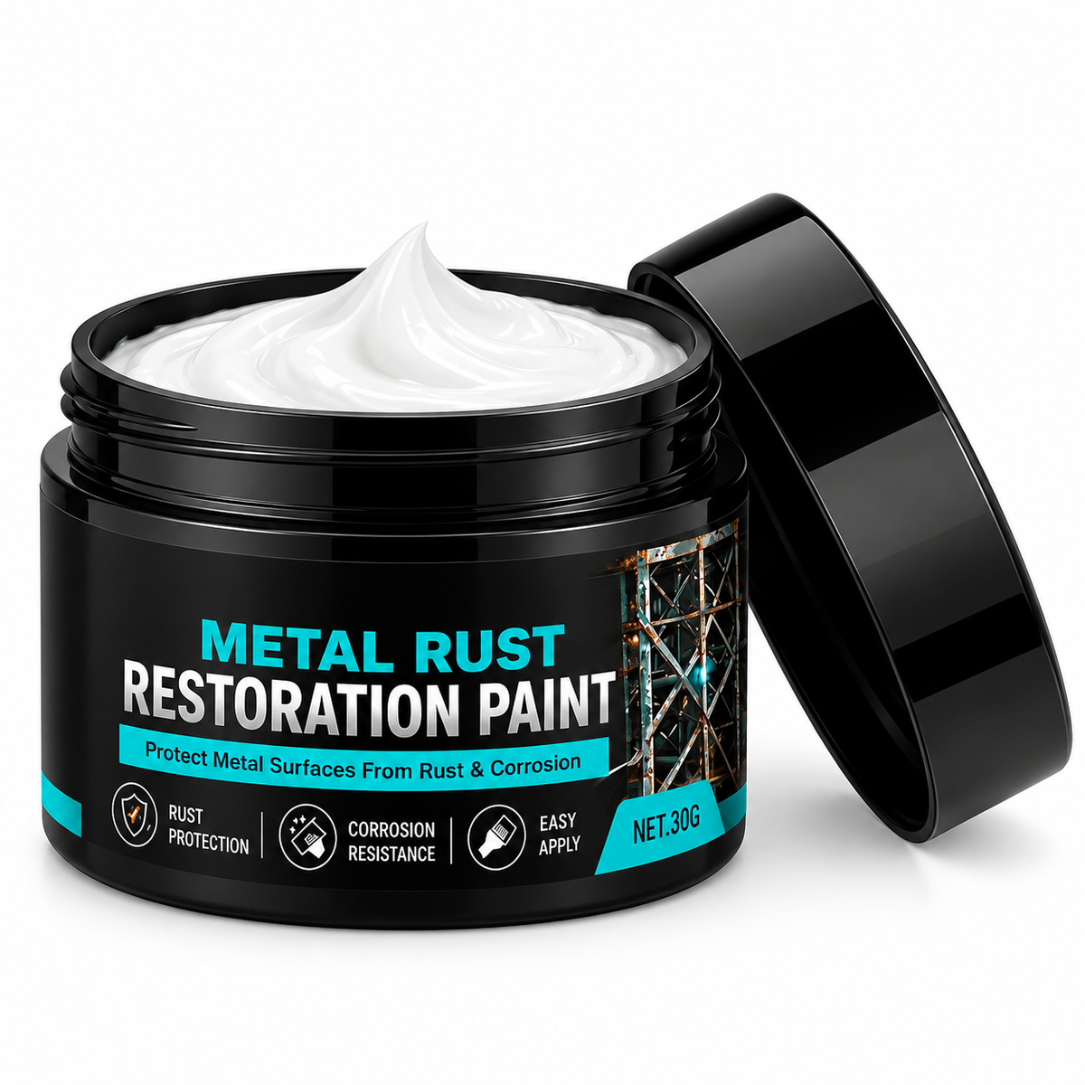 🥳2026 HOT SALE🥳💞50K+ SOLD!🔧🏠 Metal Rust Protection Black Repair Paste – Restores rusty gates, railings & tools. Forms protective coating – no need to replace! 🛡️✨🔥