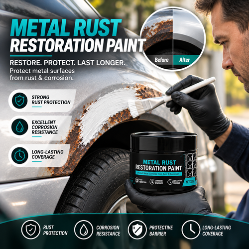 🥳2026 HOT SALE🥳💞50K+ SOLD!🔧🏠 Metal Rust Protection Black Repair Paste – Restores rusty gates, railings & tools. Forms protective coating – no need to replace! 🛡️✨🔥