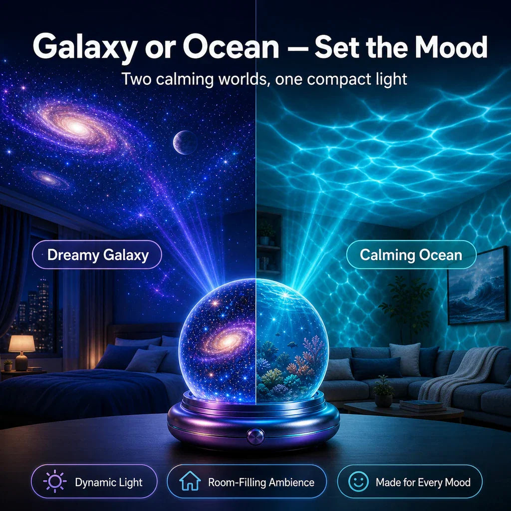 🌌🔮Clearmade® Night Light Projector 🧸